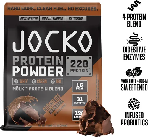 Miniatura 6 de Jocko Fuel Paquete de 2 – Jocko Greens Powder + Chocolate Mölk Protein Powder