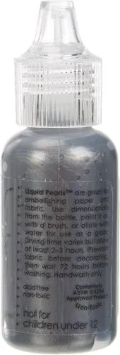 Miniatura 2 de Ranger Liquid Pearls - Pintura nacarada dimensional 0.5 onzas, perla ónix
