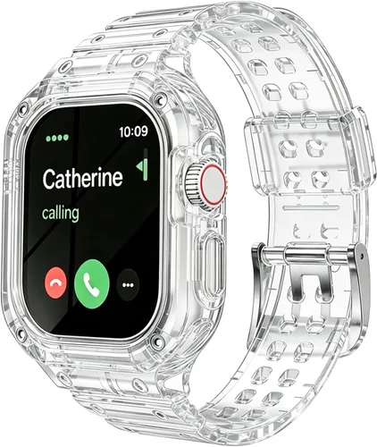Miniatura 9 de Compatible con Apple Watch Band transparente de 1.929 in 1.811 in 1.772 in 1.732 in 1.654 in 1.614 in 1.575 in 1.496 in para mujeres y hombres