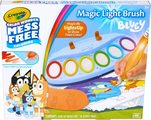 Miniatura 10 de Crayola Color Wonder - Cepillo de luz mágico, estación de pintura sin desorden para niños, juguetes y actividades para niños, regalos de vacaciones