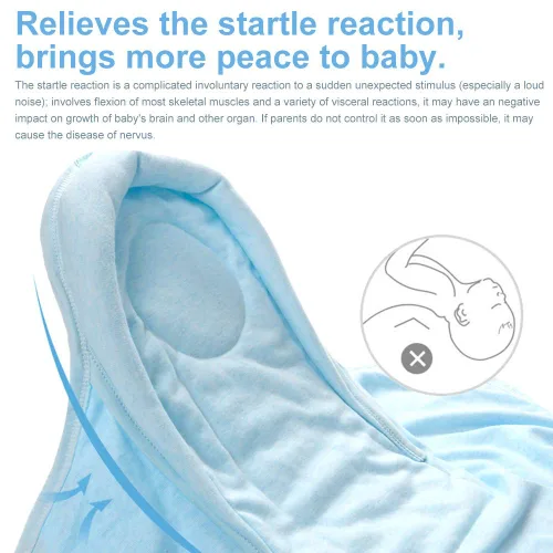Miniatura 6 de Mantas Envolventes para Bebé de Algodón Suave Premium, Manta Envolvente Unisex para Recién Nacidos Niños y Niñas, Saco de Dormir Envolvente Vestible
