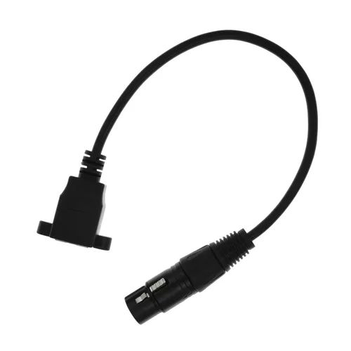 Miniatura 6 de Cable adaptador XLR de 3 pines a RJ45 hembra, conector XLR a RJ45 Ethernet, extensión CAT5 para la serie de controladores DMX-CON de 1.1 pies