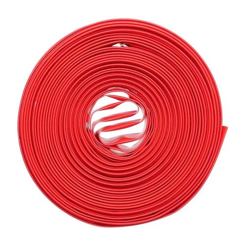 Miniatura 32 de Uxcell Tubo Termorretráctil 8mm de Diámetro 12.5mm de Ancho Plano 10m de Longitud 2:1 Tubo de Manga Termorretráctil para Cable Transparente Claro