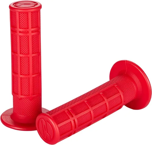 7/8'' ATV Grips Universal Handlebar Grips Soft Rubber Motorcycle Grip for ATV Polaris Thumb Throttle Kid Youth 4 Wheeler Quad 400ex Rojo