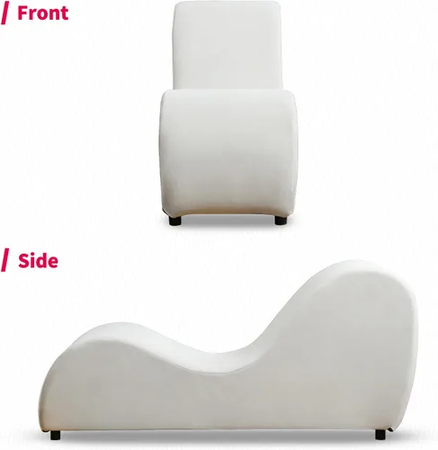 Miniatura 4 de MUZZ Silla de yoga para adultos, tumbona de yoga de terciopelo para interiores, para ejercicio de adultos, estiramiento, relajación, sillas