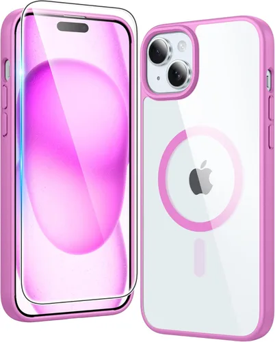 Miniatura 728 de FNTCASE Funda para iPhone 13 Pro-Max: Fundas magnéticas transparentes compatibles con Magsafe Slim anti amarillamiento protección contra caídas