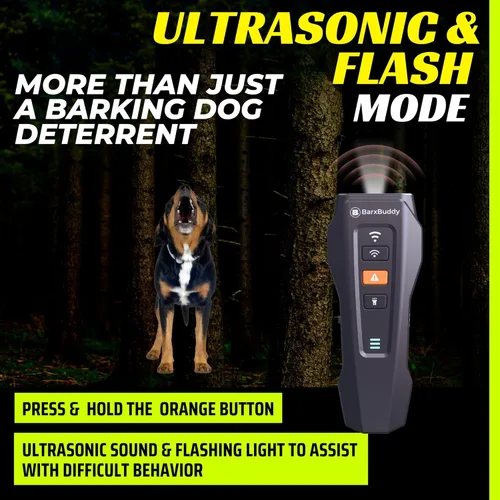 Miniatura 8 de BarxBuddy 2ª Generación Dispositivos Disuasorios de Ladridos de Perro Ultrasónico de Largo Alcance Alternativa al Collar Antiladridos Verde