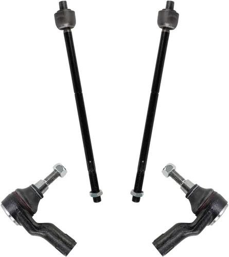 Miniatura 76 de TRQ Juego de barras de acoplamiento delanteras interiores y exteriores de 4 piezas compatible con Jeep Cherokee 1991-2001 y Comanche 91-92