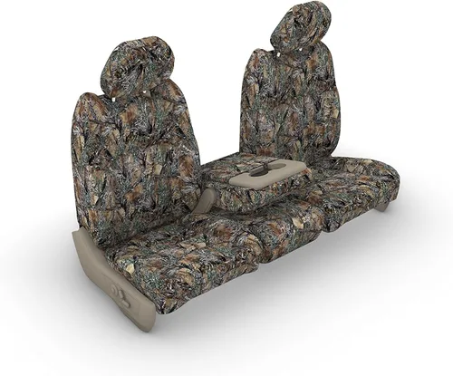 Miniatura 6 de Durafit Seat Covers, F480-CLGC Ford F150-F550 XL y Lariat 40/20/40 Asiento dividido con consola central de apertura en CLG Camo Endura (CLG)
