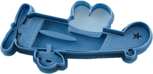 Cuticuter Aeroplane - Cortador de galletas (3.1 x 2.8 x 0.6 in), color azul