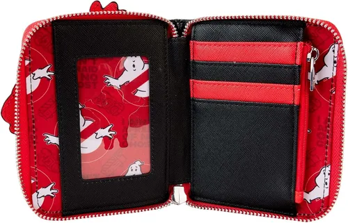 Miniatura 2 de Loungefly Cartera con cremallera y logotipo de los Cazafantasmas, Negro -, Cartera
