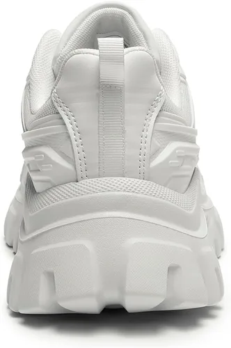 Miniatura 4 de DREAM PAIRS Zapatos deportivos gruesos de moda para mujer, con plataforma y cordones cómodos