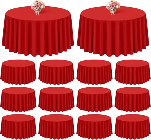 Miniatura 32 de Showgeous Paquete de 4 manteles rectangulares de poliéster de 60 x 102 pulgadas, resistentes a las arrugas, lavables, para bodas, mesas de comedor