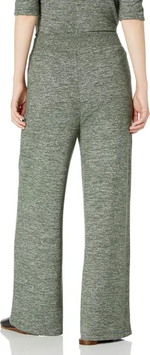 Miniatura 2 de Daily Ritual Pantalón de pierna ancha plisado de punto acogedor para mujer