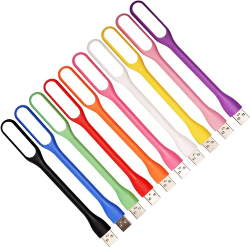 Miniatura 2 de Mini luz USB para teclado, luz LED para computadora portátil, lámpara USB flexible para computadora portátil, lámpara de lectura de cuello de cisne