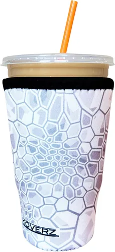 Miniatura 48 de Funda Koverz para café helado, funda aislante de neopreno para taza, se ajusta a una taza de café de 32 Oz., lavable y reutilizable, accesorios