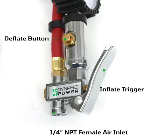 Miniatura 2 de Dynamic Power Mandril de 6 pulgadas de alta resistencia de doble pie Calibrado con precisión para un rendimiento de alta presión de 140 PSI