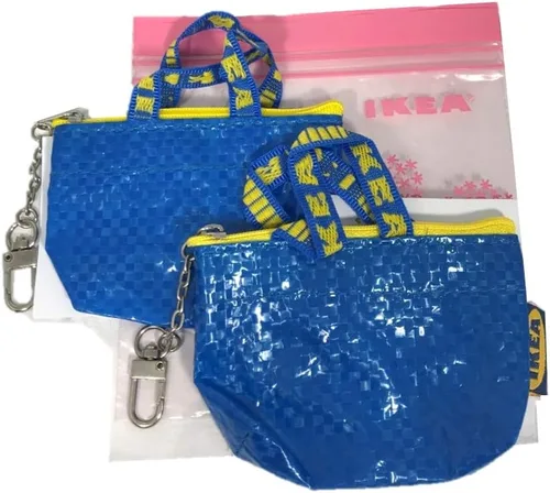Miniatura 3 de KNOLIG - Bolsa para llaves y monedas (3 unidades), color azul