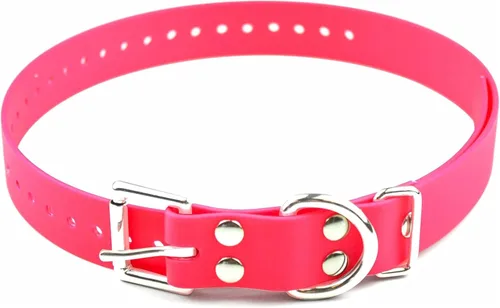 Miniatura 20 de Collar de perro Educator Biothane, impermeable, a prueba de olores, con hebilla de metal y anillo en D, ajustable para un ajuste personalizado, Negro
