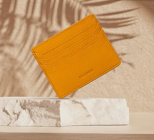 Miniatura 2 de Grande -3633 Estuches para tarjetas, Amarillo, Minimalista