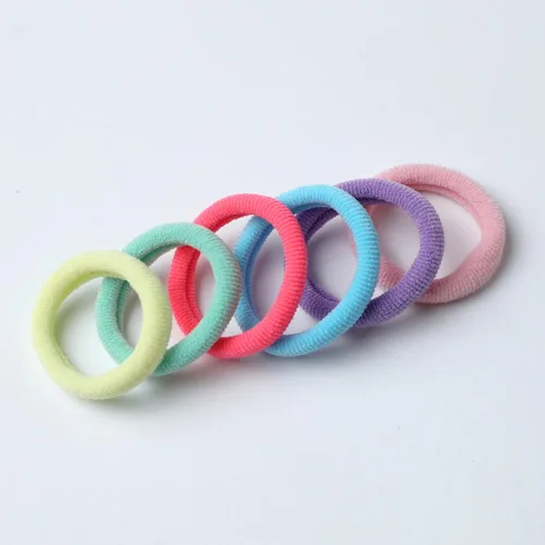 Miniatura 8 de Ligas para el cabello, mini bandas para el cabello coloridas sin costuras, suaves y elásticas, soportes para cola de caballo (coloridas, 200 piezas)