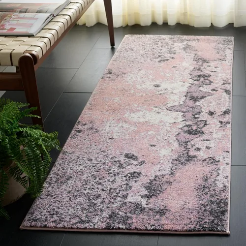 Miniatura 17 de SAFAVIEH Glacier Collection GLA124U - Alfombra moderna abstracta que no desprende pelusa, para sala de estar y dormitorio, 2 pies 3 pulgadas x 4
