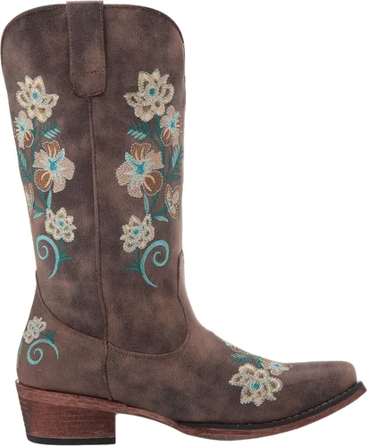 Miniatura 6 de ROPER Riley - Botas de moda florales para mujer, Marrón