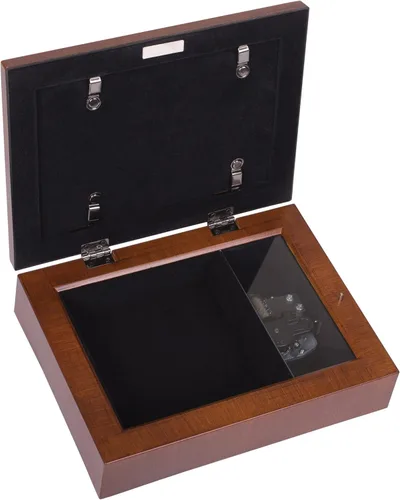 Miniatura 2 de Cottage Garden Personalizar con foto Cuerda de madera Trim Joyero Caja de música Plays You are My Sunshine