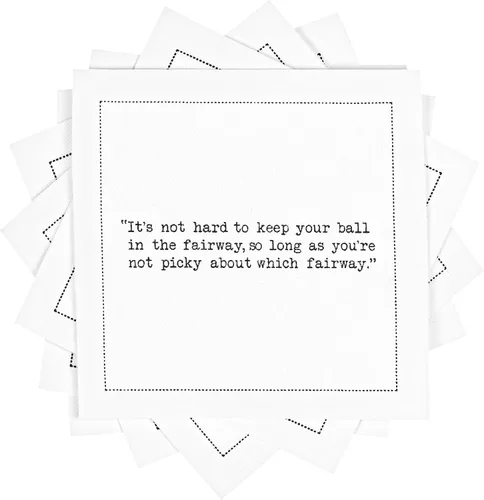 Miniatura 39 de Five Star Funny Dog Quotes Servilletas de cóctel de algodón blanco 50 servilletas de bebidas desechables de lujo con citas ingeniosas de perros