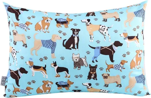 Miniatura 3 de Fundas de almohada para niños pequeños, paquete de 2 fundas de almohada que se adaptan a almohadas de 13 x 18 o 12 x 16 pulgadas, funda de almohada