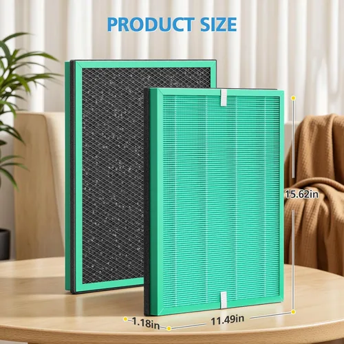 Miniatura 4 de MSA3 Filtro de olor para mascotas de repuesto, compatible con el purificador de aire de soluciones de membrana MSA3/MSA3S, filtro 4-en-1 mejorado