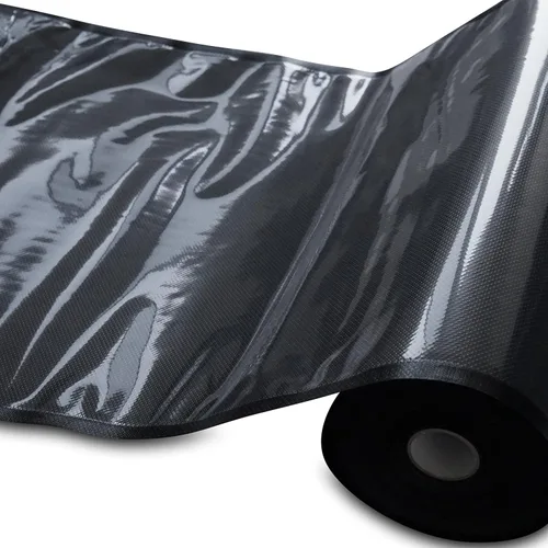 Miniatura 3 de Bolsas de diamante - Bolsas de sellado al vacío 5mil - Rollo (11x50, Negro/Transparente)