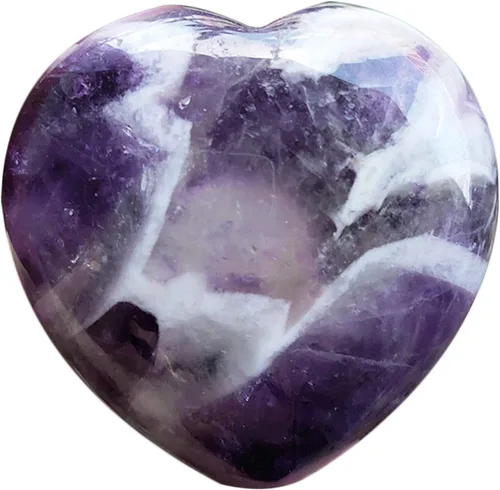 Miniatura 15 de Fekuar Piedra de palma de bolsillo de corazón de cuarzo rosa natural, cristal curativo, romántico amor, piedras de preocupación de energía, Cristal
