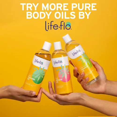 Miniatura 6 de LIFE-FLO Aceite portador 16oz (aceite de semilla de uva puro)