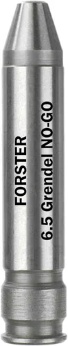 Forster Products 6.5mm Grendel, Headspace Gauge, SAAMI Dimensioned, Rimless, Hardened Steel, Precision Ground