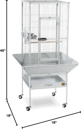 Miniatura 6 de Prevue Pet Products 3351W Park Plaza - Jaula para pájaros, peltre, pequeña