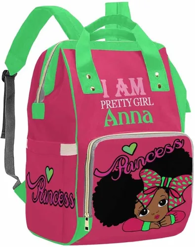 Miniatura 22 de Artsadd Bolsa de pañales con foto personalizada para mamá, mochila personalizada con correas para cochecito, bolsa de hombro de viaje grande, bolsa