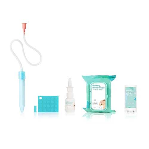 Miniatura 2 de Frida Baby Juego de alivio del resfriado y la gripe, kit de alivio de la congestión, incluye el aspirador nasal NoseFrida, filtro de higiene