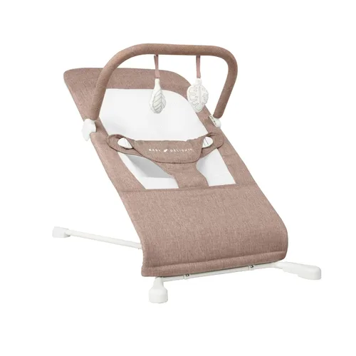 Miniatura 6 de Baby Delight Highland Baby Bouncer para bebé Infantil 0 – 6 meses Reclinable en 3 posiciones Sage Tweed Tweed salvia