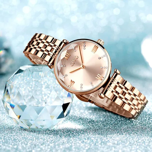 Miniatura 5 de CIVO Watches for Women 32mm Analog Quartz Watch Stainless Steel Dress Womens Watch Waterproof Fashion Elegant Wrist Watch Luxury Diamond Ladies