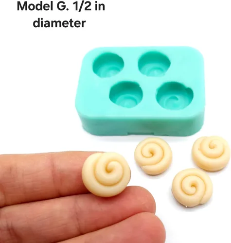 Miniatura 5 de Molde para panecillos de canela - Elija la opción molde de silicona para panecillos de canela Molde para velas Molde para cera derretida