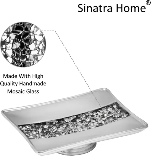 Miniatura 3 de Popular Bath Sinatra Jabonera de baño, moderna, accesorios de baño clásicos y decorativos, hermosos diseños de Hollywood