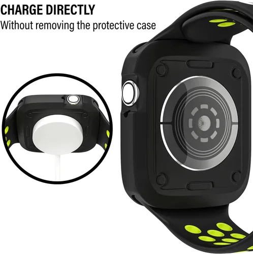 Miniatura 4 de Funda protectora exclusiva D & K de 1.5 pulgadas, compatible con Apple Watch, iWatch y relojes GPS, para hombres, mujeres y niños, iWatch 3/2/1