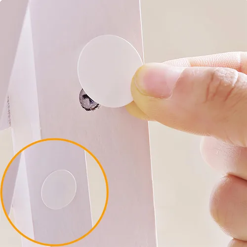 Miniatura 3 de 648 piezas de 12 colores autoadhesivos para agujeros de tornillo, calcomanías de PVC a prueba de polvo para muebles de madera, gabinete, pared