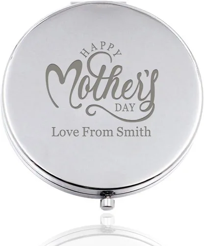 Miniatura 6 de howson london Espejo compacto personalizado, espejo de mano, espejo de maquillaje, regalos para mamá, día de la madre, GIFS, mujeres, para viajes