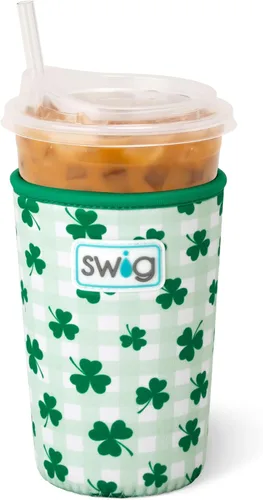 Miniatura 35 de Swig Life Coolie de Taza Helada Mediana, Funda Aislante de Taza de Café Helado de Halloween de 22oz con Asa, Coolie Aislado de Neopreno Mantiene