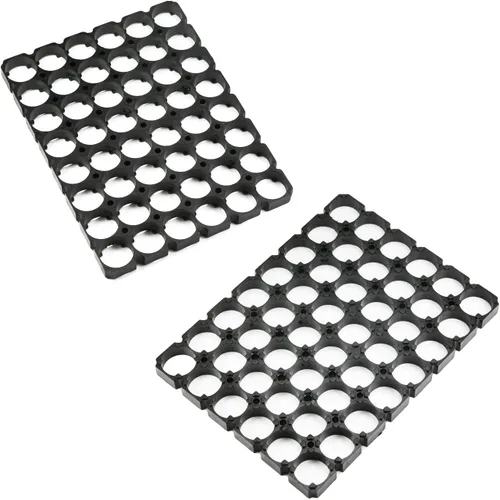 Fielect 10 unids 6x8 Celda espaciador 18650 soporte de batería de litio para paquete de batería DIY 0.728 in diámetro del agujero