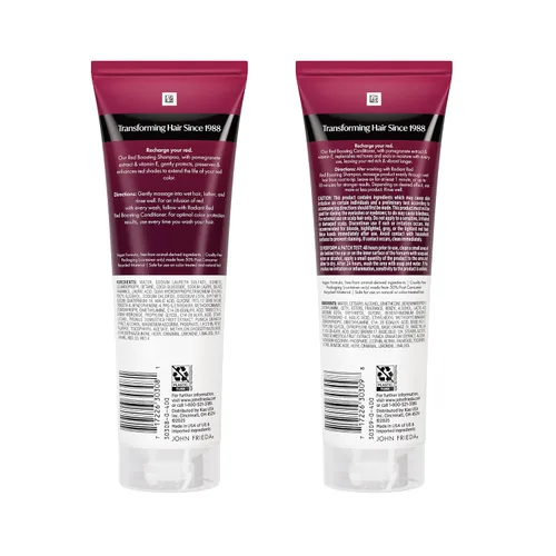 Miniatura 10 de John Frieda Radiant Red Boosting - Champú y acondicionador para cabello rojo, 8.3 onzas líquidas, paquete de 2