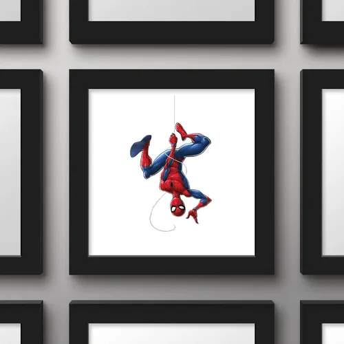 Miniatura 3 de Trends International Gallery Pops Marvel Comics Spider-Man - Póster de pared para colgar, 12 x 12 pulgadas, versión enmarcada en negro Versión