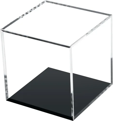 Miniatura 12 de Contenedores cuadrados de acrílico transparente con tapa, cajas de almacenamiento, figuras de acción para el hogar, juguetes organizadores